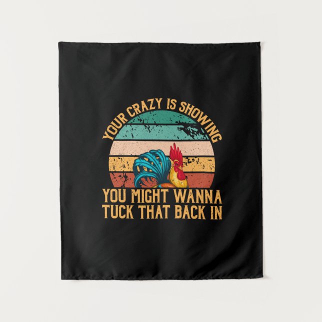 Chicken Lover | You Might Wanna Tuck Tapestry (Front)