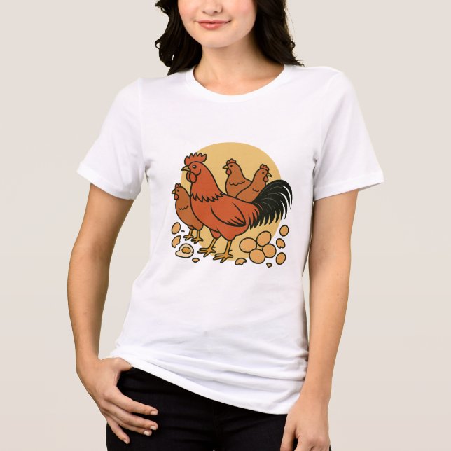 Chicken Lovers Women's Tee (Front)