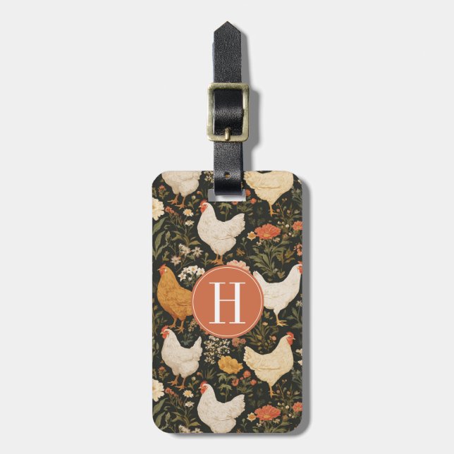Chicken Luggage Tag (Front Vertical)
