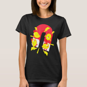 Chicken Magnet Cute Single Bird Lovers Player T-Shirt