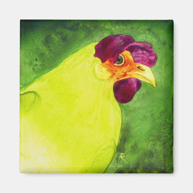 Chicken Magnet - "Spring Chicken" (Front)
