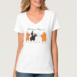 Chicken Mama   Chicken Fronts and Chicken Backs T-Shirt