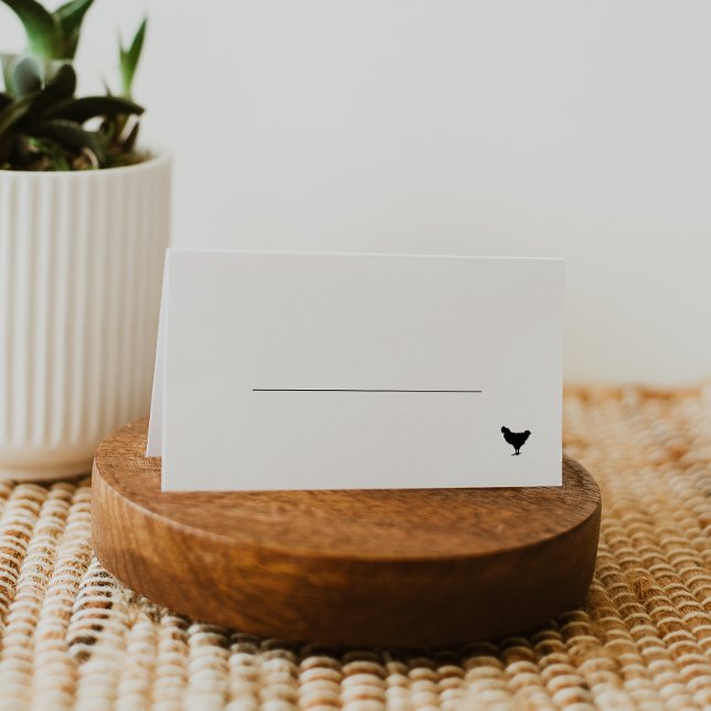 Chicken Meal Option Wedding Place Card (Creator Uploaded)