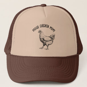 Chicken mom! trucker hat
