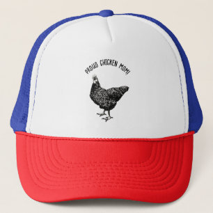 Chicken mom! trucker hat