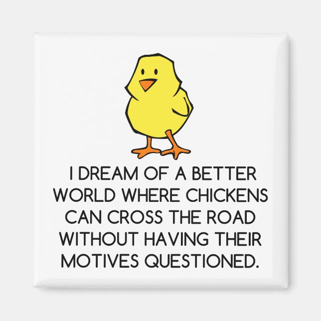 CHICKEN MOTIVES MAGNET (Front)