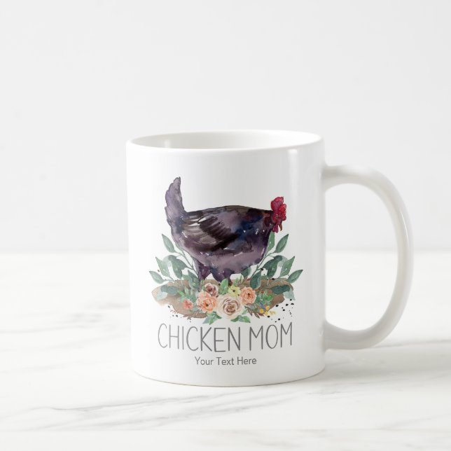 Chicken Mum Organic Farming Gardening Permaculture Coffee Mug (Right)