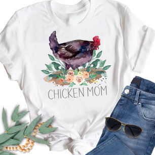 Chicken Mum Organic Farming Gardening Permaculture T-Shirt