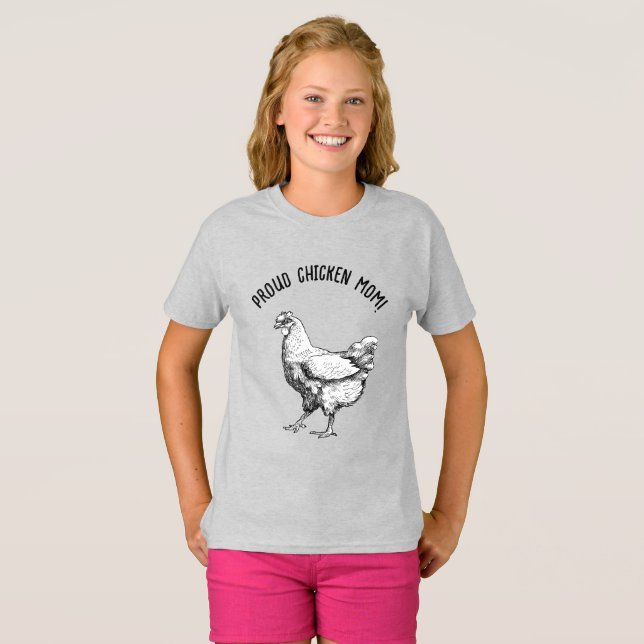 Chicken mum! T-Shirt (Front Full)