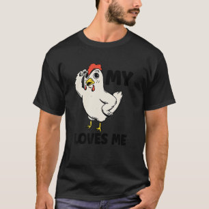 Chicken My Aunt Loves Me for Nephew & Niece 1 T-Shirt