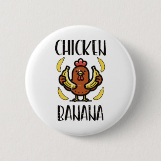Chicken Nana Cute Song Dance Fruit Kids Youth Men 6 Cm Round Badge