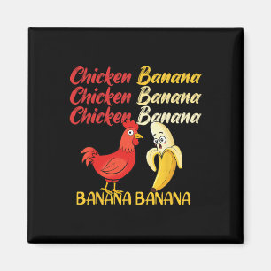 Chicken Nana Funny Meme Random Humour  Magnet