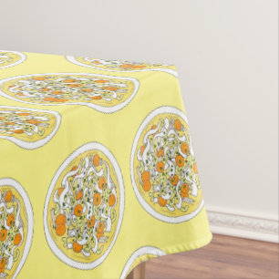 Chicken Noodle Soup Bowl Supper Dinner Party Tablecloth