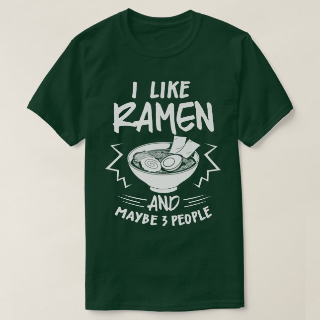 Chicken Noodle Soup Gift Japanese Ramen Bowl T-Shirt (Design Front)