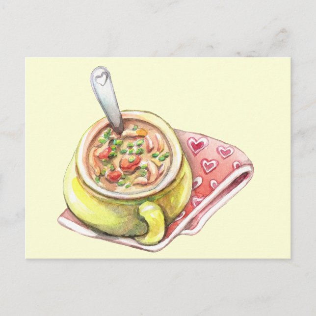 Chicken Noodle Soup Postcard (Front)