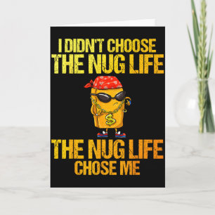 Chicken Nugget Art For Men Women Kids Chicken Nugg Card