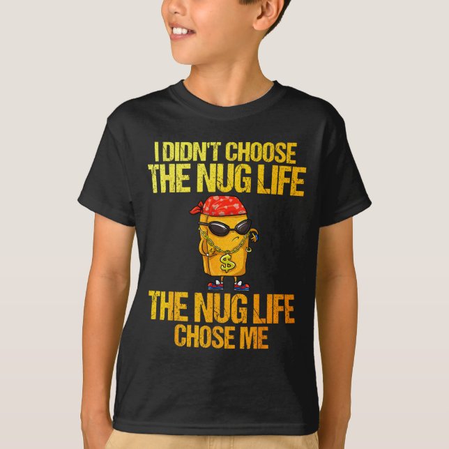 Chicken Nugget Art For Men Women Kids Chicken Nugg T-Shirt (Front)