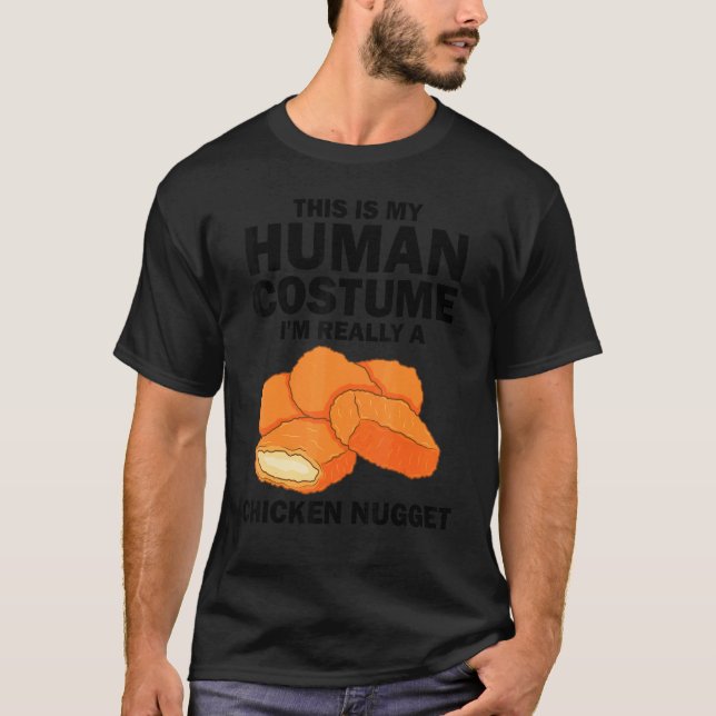 Chicken Nugget Costume For Kids Fashion Nugget Foo T-Shirt (Front)
