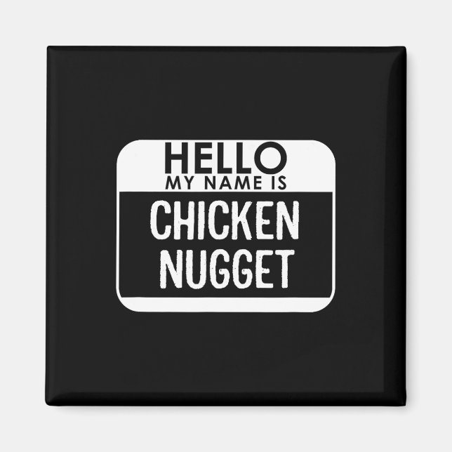 Chicken Nugget Costume Fun Easy Last Minute Hallow Magnet (Front)