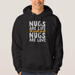 Chicken Nugget I Love Fried Chicken Nugget Fast Fo Hoodie