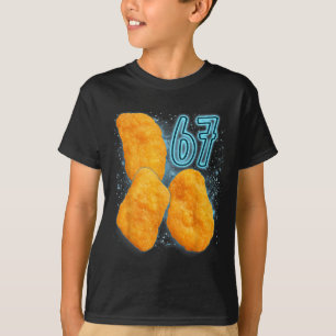 Chicken Nugget Lover 67 Meme Six Seven Fried Chick T-Shirt