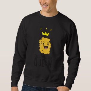 Chicken Nugget Queen Funny Chicken Nuggets Couple Sweatshirt