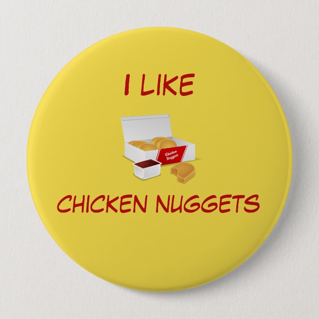 chicken nuggets button (Front)