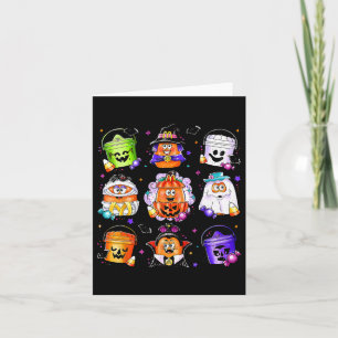 Chicken Nuggets Pumpkin Halloween 90's Vintage 1 Card