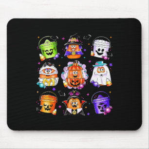 Chicken Nuggets Pumpkin Halloween 90's Vintage 1 Mouse Pad