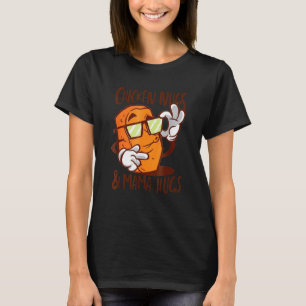 Chicken Nugs And Mama Hugs  Chicken Nugget Graphic T-Shirt