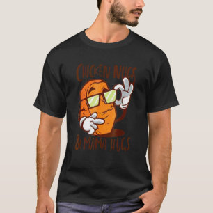 Chicken Nugs And Mama Hugs  Chicken Nugget Graphic T-Shirt
