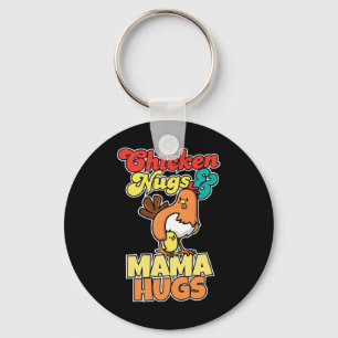 Chicken Nugs And Mama Hugs Funny Mother Day _1 Key Ring