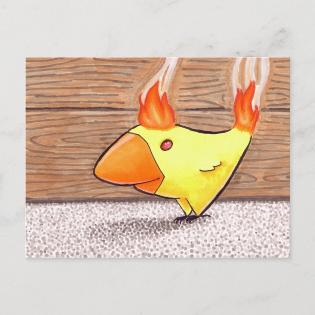 Chicken of Fire postcard (Front)