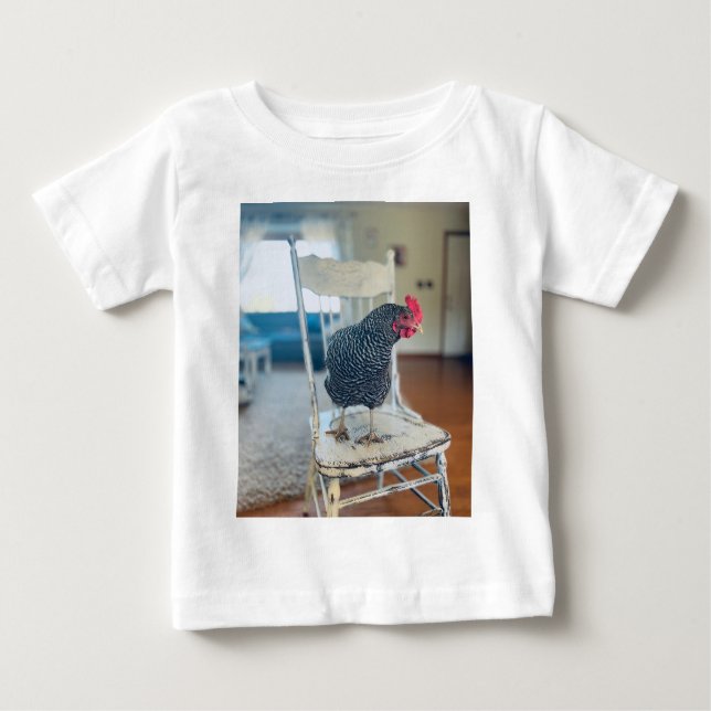 Chicken on a Chair Toddler T-Shirt (Front)
