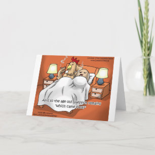 Chicken Or Egg Came 1st? Funny Gifts & Tees Card