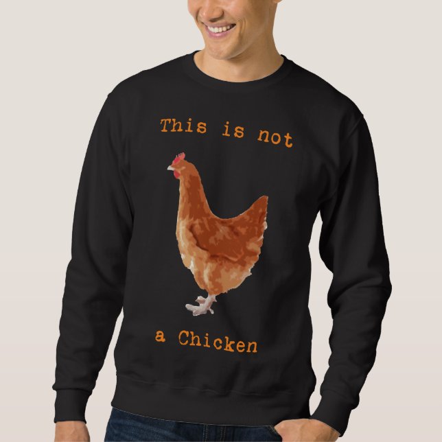 Chicken Orange is the new black   Sweatshirt (Front)