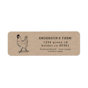 chicken organic egg farm return address