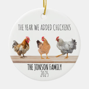 Chicken Ornament Christmas Chicken Lover Gift 