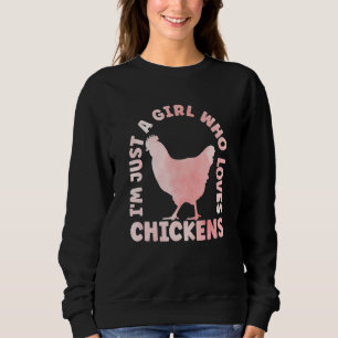 Chicken Outfit for Chicken Hen Lovers Apparel Wome Sweatshirt