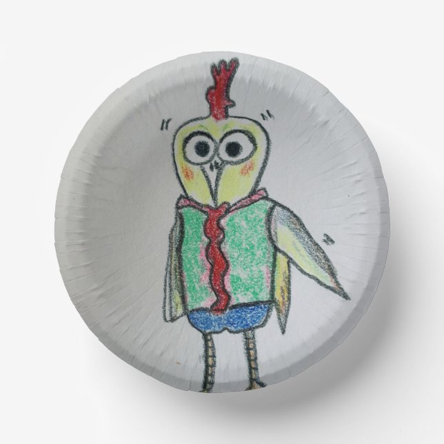 Chicken Paper Plate (Front)