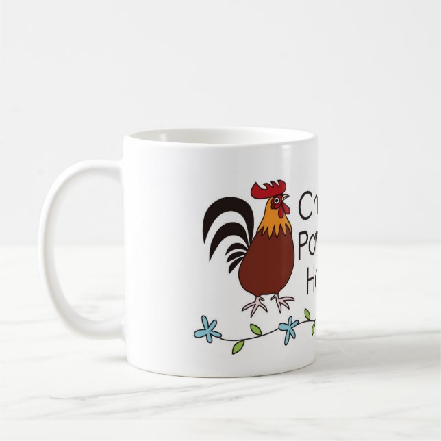 Chicken Paradise Hawaii Logo Mug (Left)