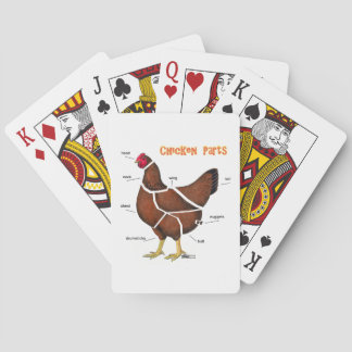 Chicken Parts Playing Cards