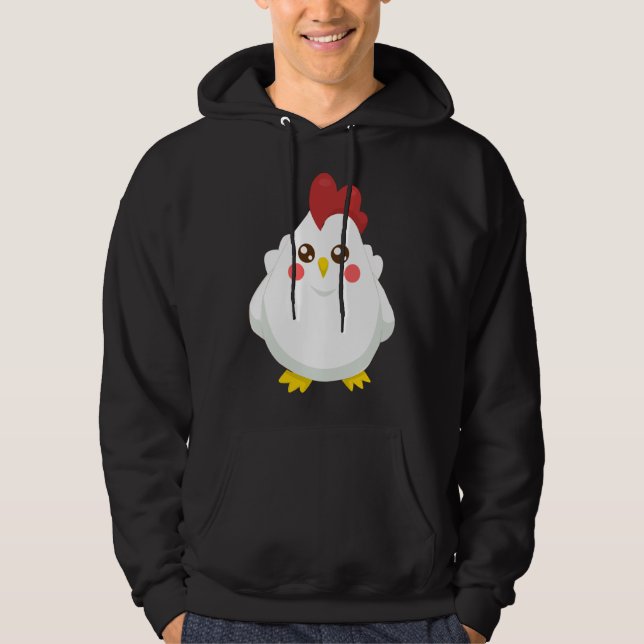 chicken pattern   hoodie (Front)