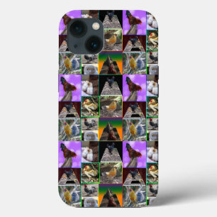 Chicken Photo Collarge,  iPhone 13 Case 