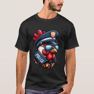 Chicken Policeman T-Shirt