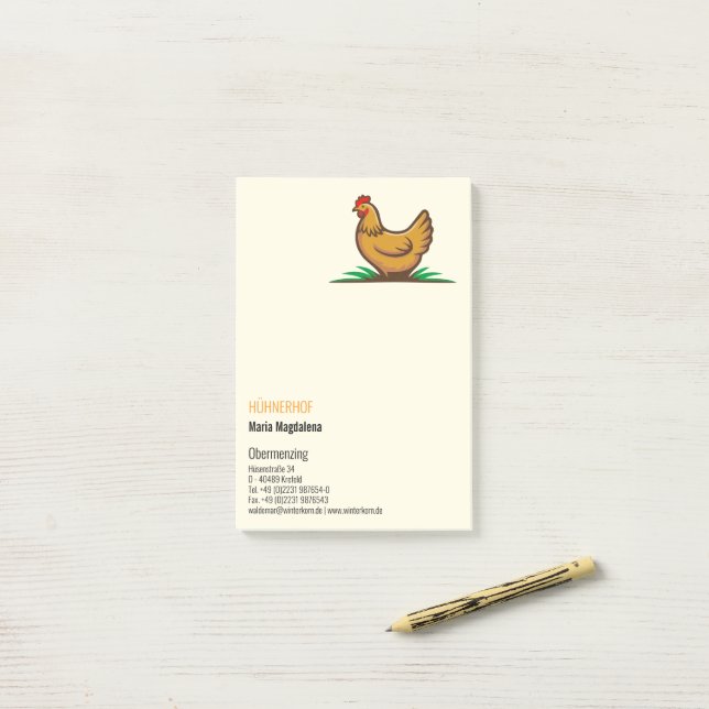 Chicken  post-it notes (On Desk)