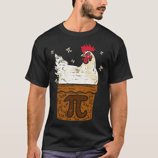 Chicken Pot PI Day  Men Women Kids Math T-Shirt (Front)