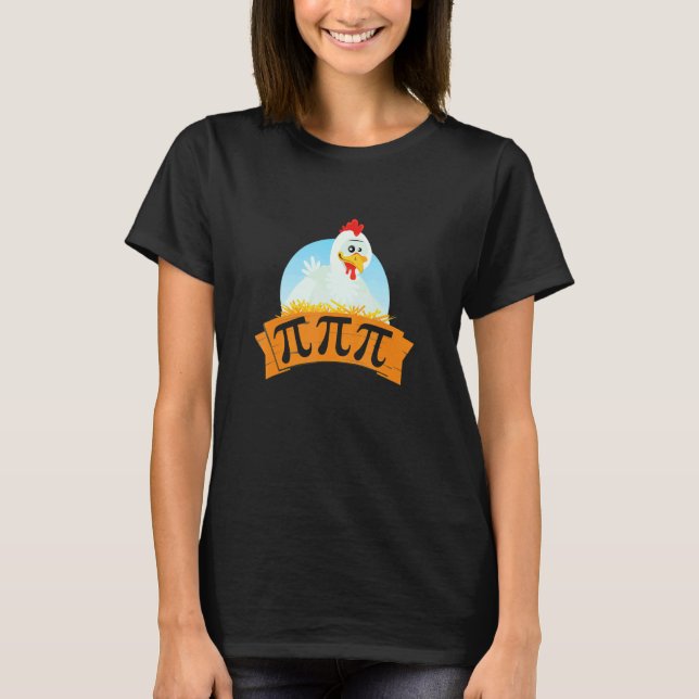 Chicken Pot Pi Day Pie Math   3.14 T-Shirt (Front)