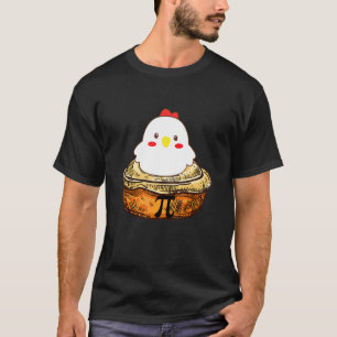 Chicken Pot Pi Day Pie Math Geek T-Shirt