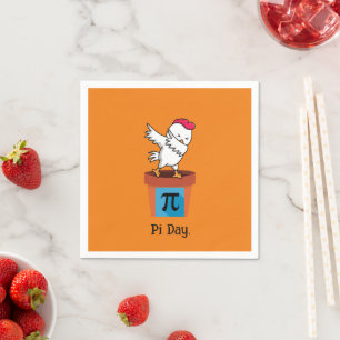 Chicken Pot Pi Funny Chicken Dabbing Napkin